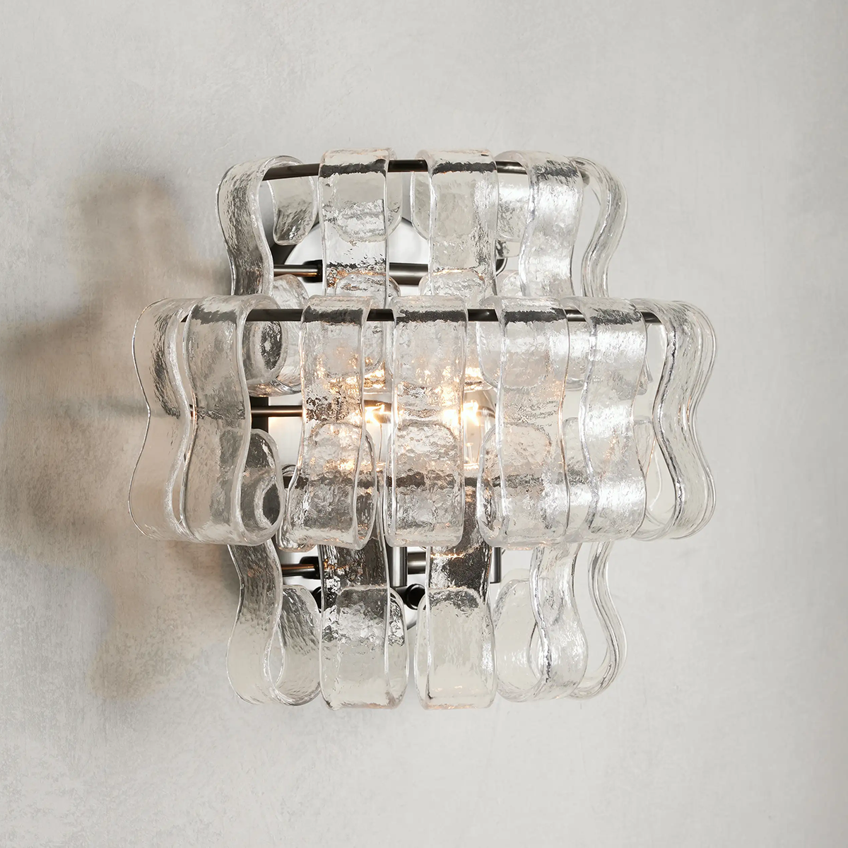 Art Glass Ghiaccio Wall Sconce