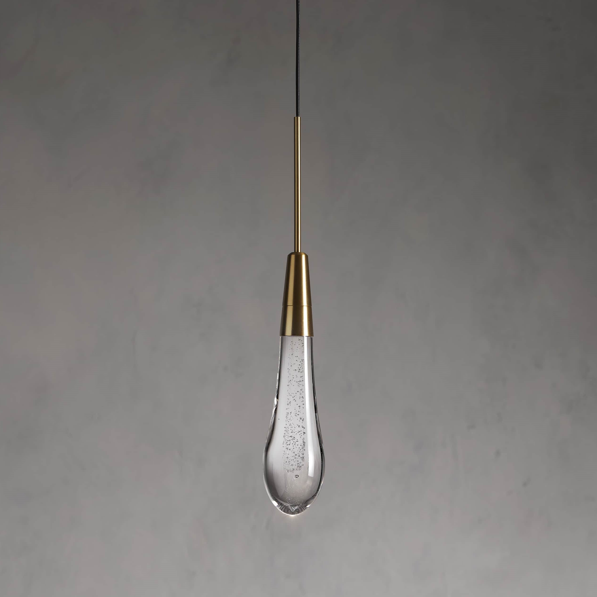 Soltaire Modern Glass Pendant Lamp, Kitchen Island Pendant Light Pendant Lamp Kevin Studio Inc Brass  