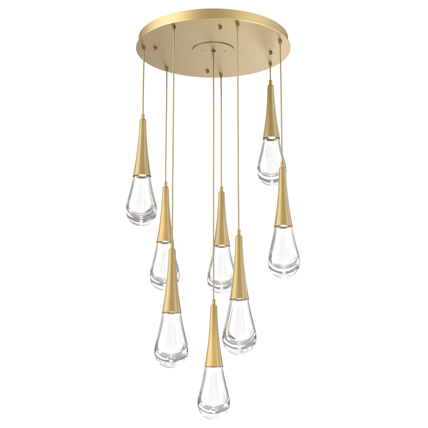 Rain LED Round Chandelier For Living Room, Hallway, Staircase