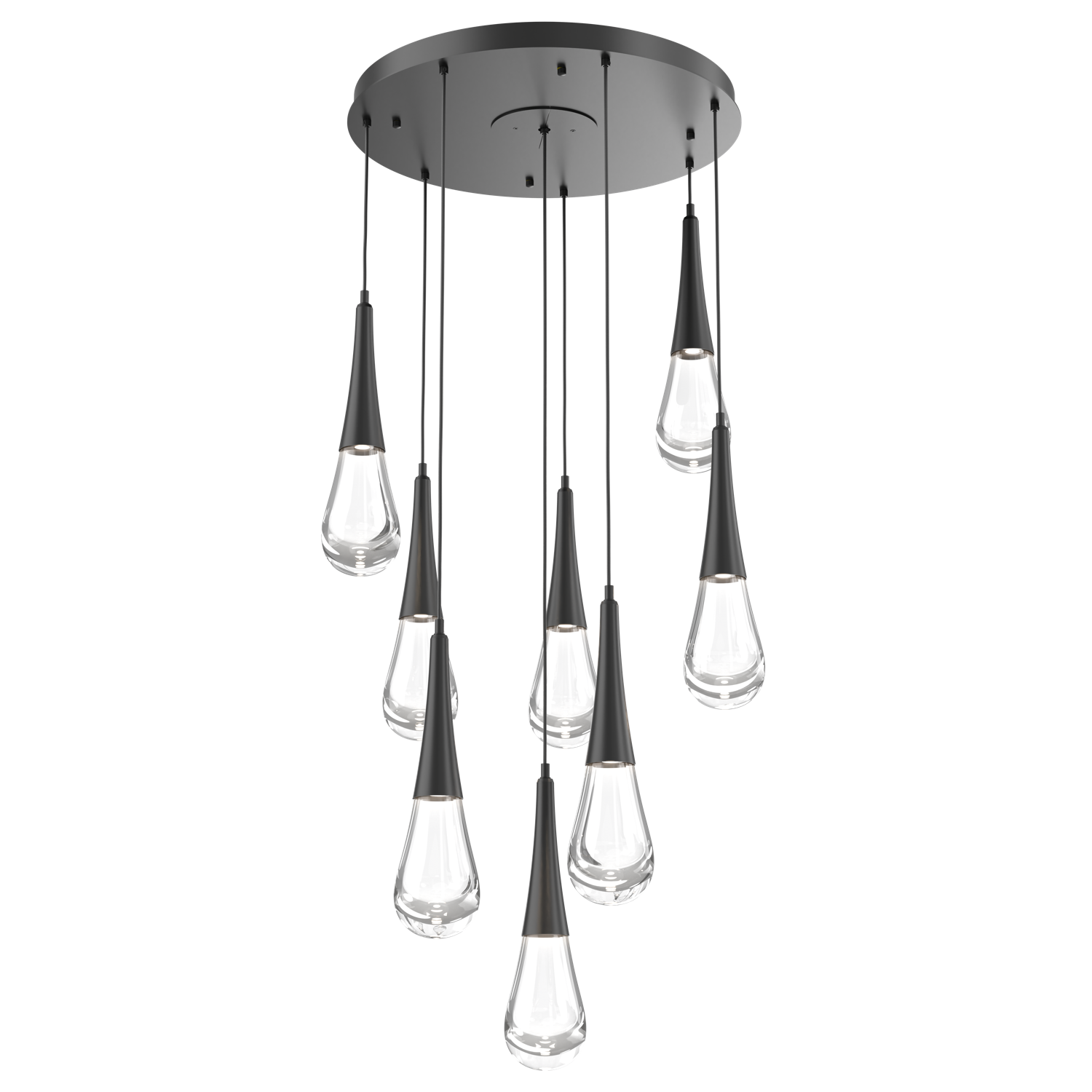 Rain LED Round Chandelier For Living Room, Hallway, Staircase