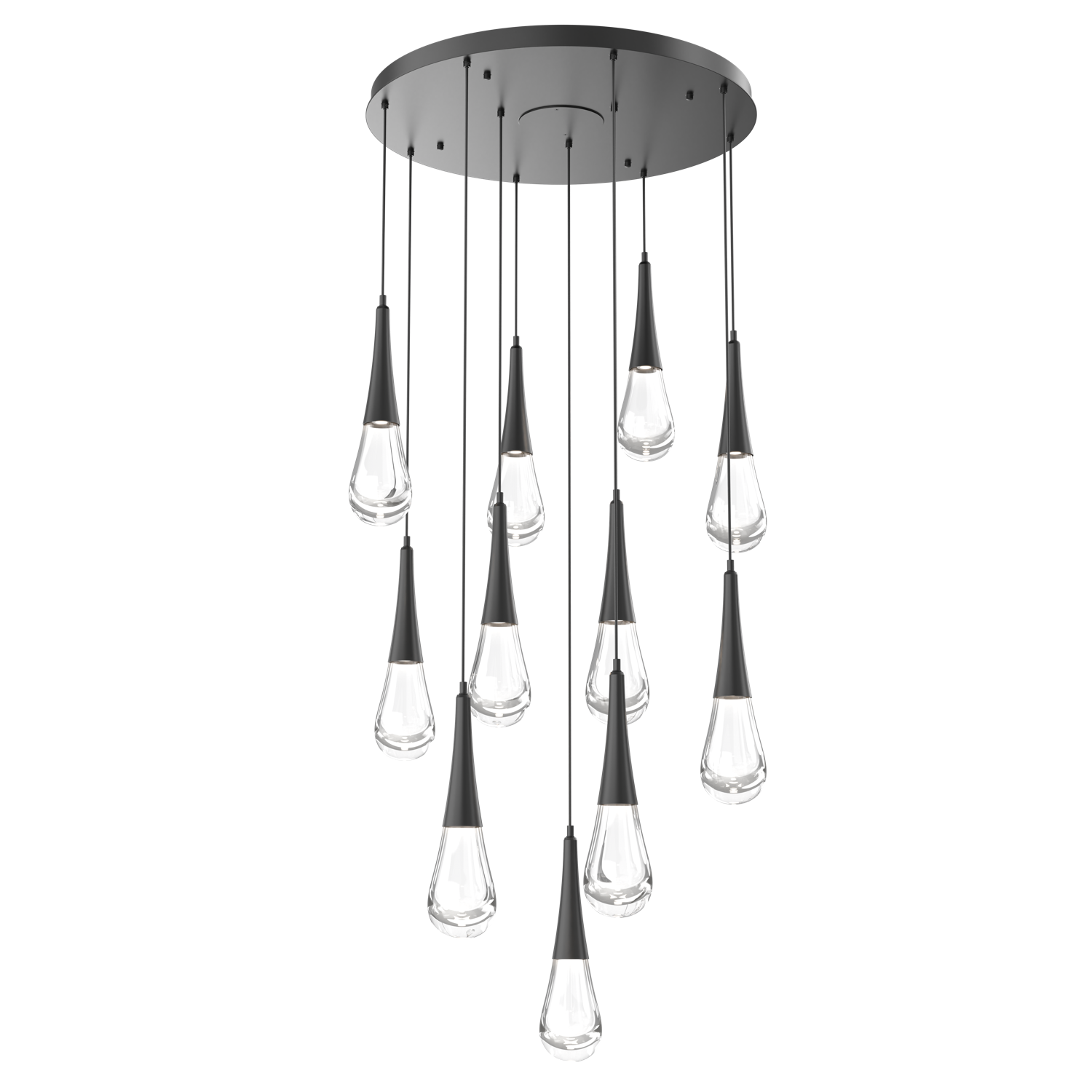 Rain LED Round Chandelier For Living Room, Hallway, Staircase