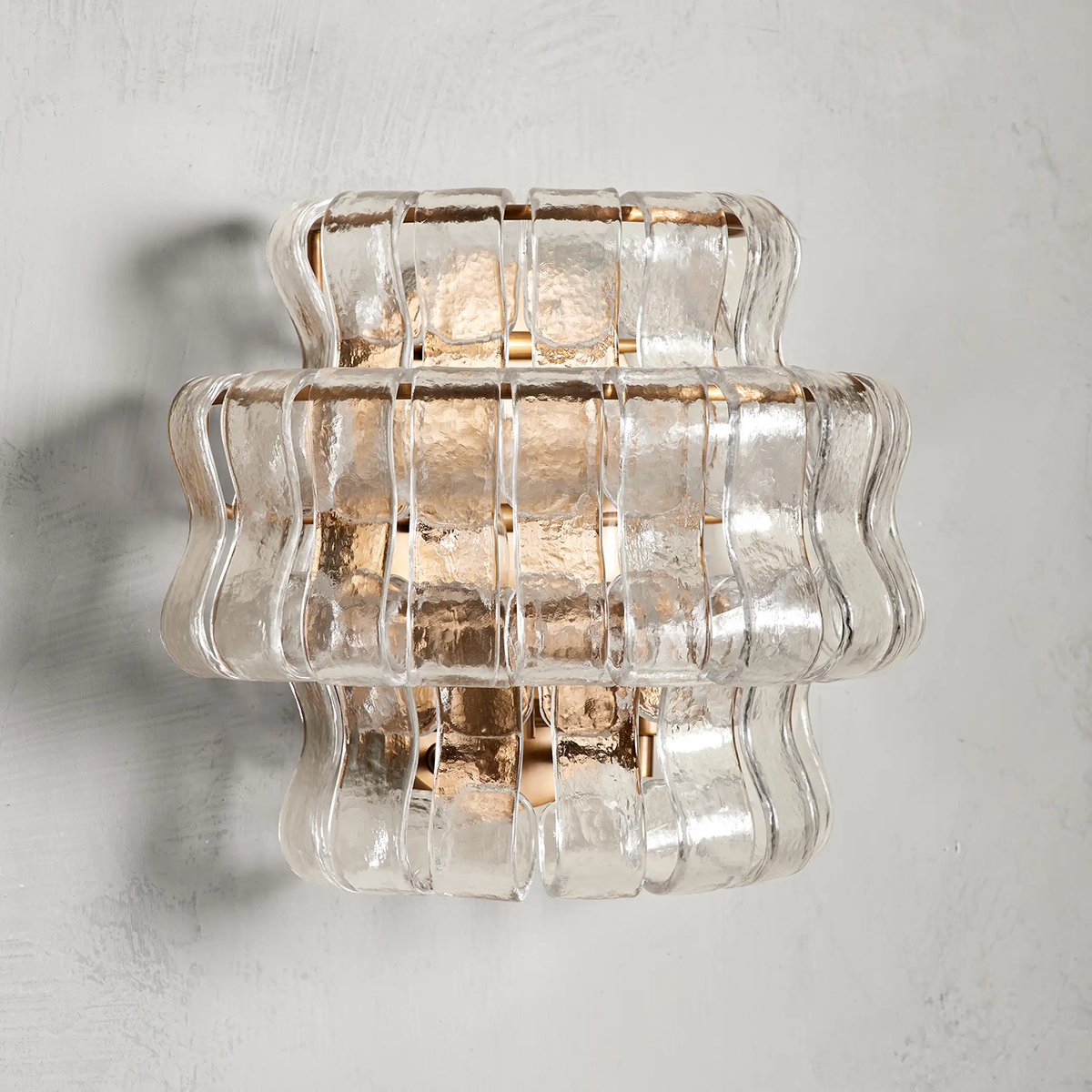 Art Glass Ghiaccio Wall Sconce