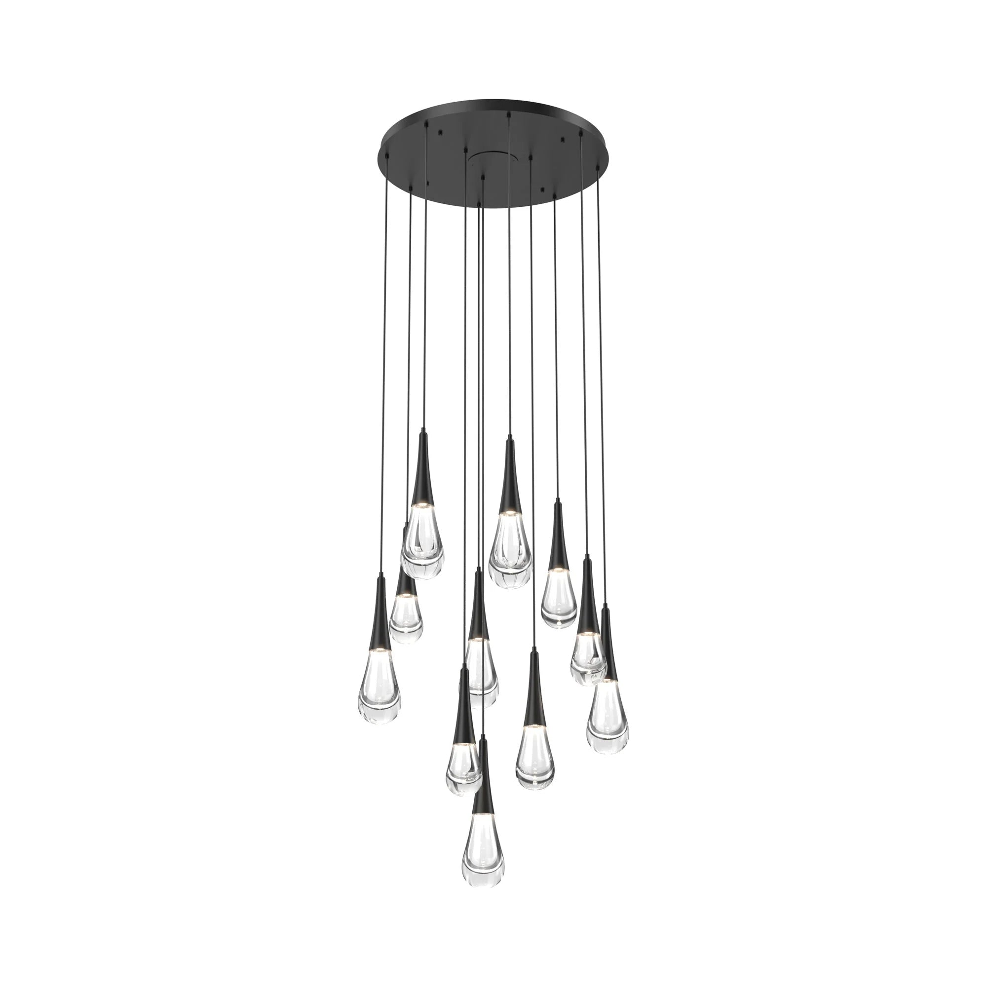 Rain LED Round Chandelier For Living Room, Hallway, Staircase