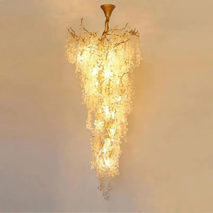 LS Luxury Spring 2 Story Foyer Branch Chandelier