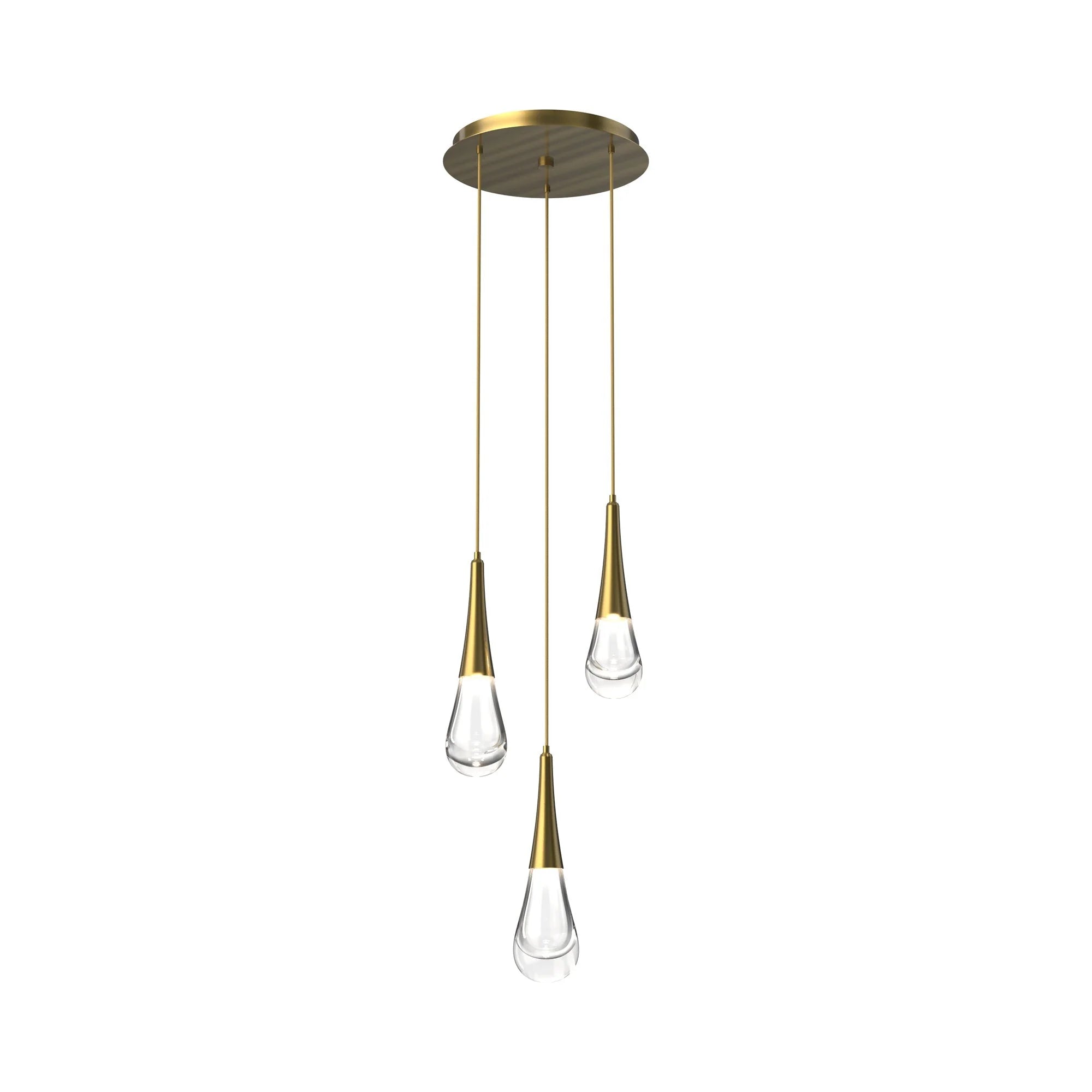 Rain LED Round Chandelier For Living Room, Hallway, Staircase