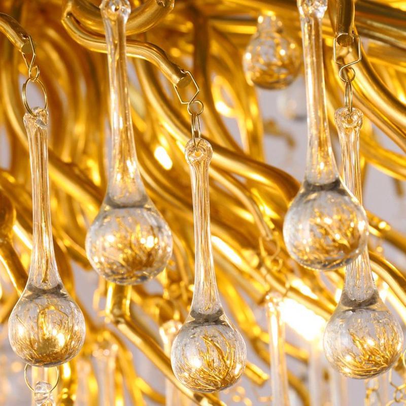 LS Tree Branch Kala Gold Branch Crystal Chandelier