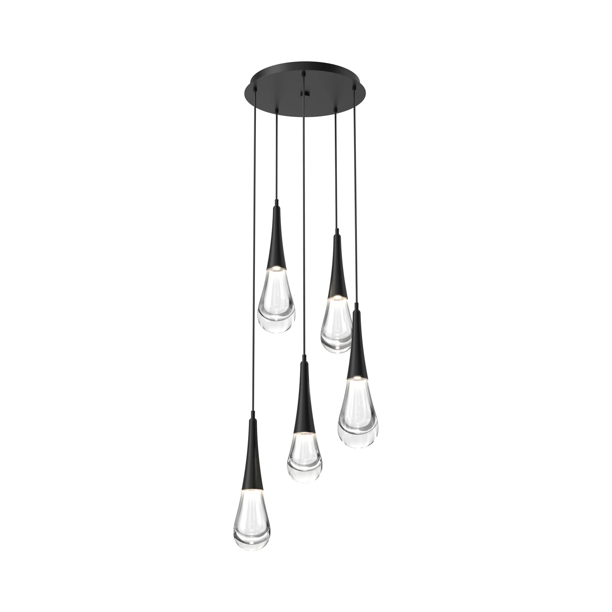 Rain LED Round Chandelier For Living Room, Hallway, Staircase