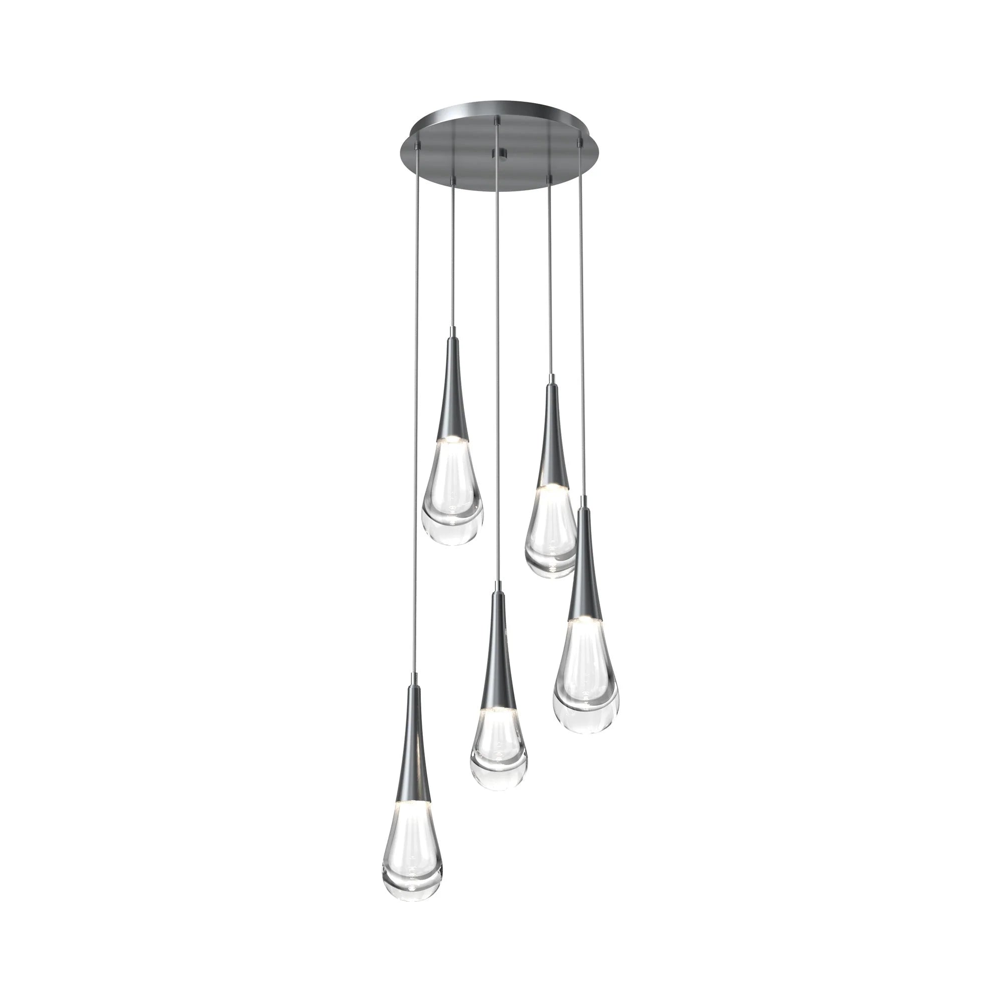 Rain LED Round Chandelier For Living Room, Hallway, Staircase