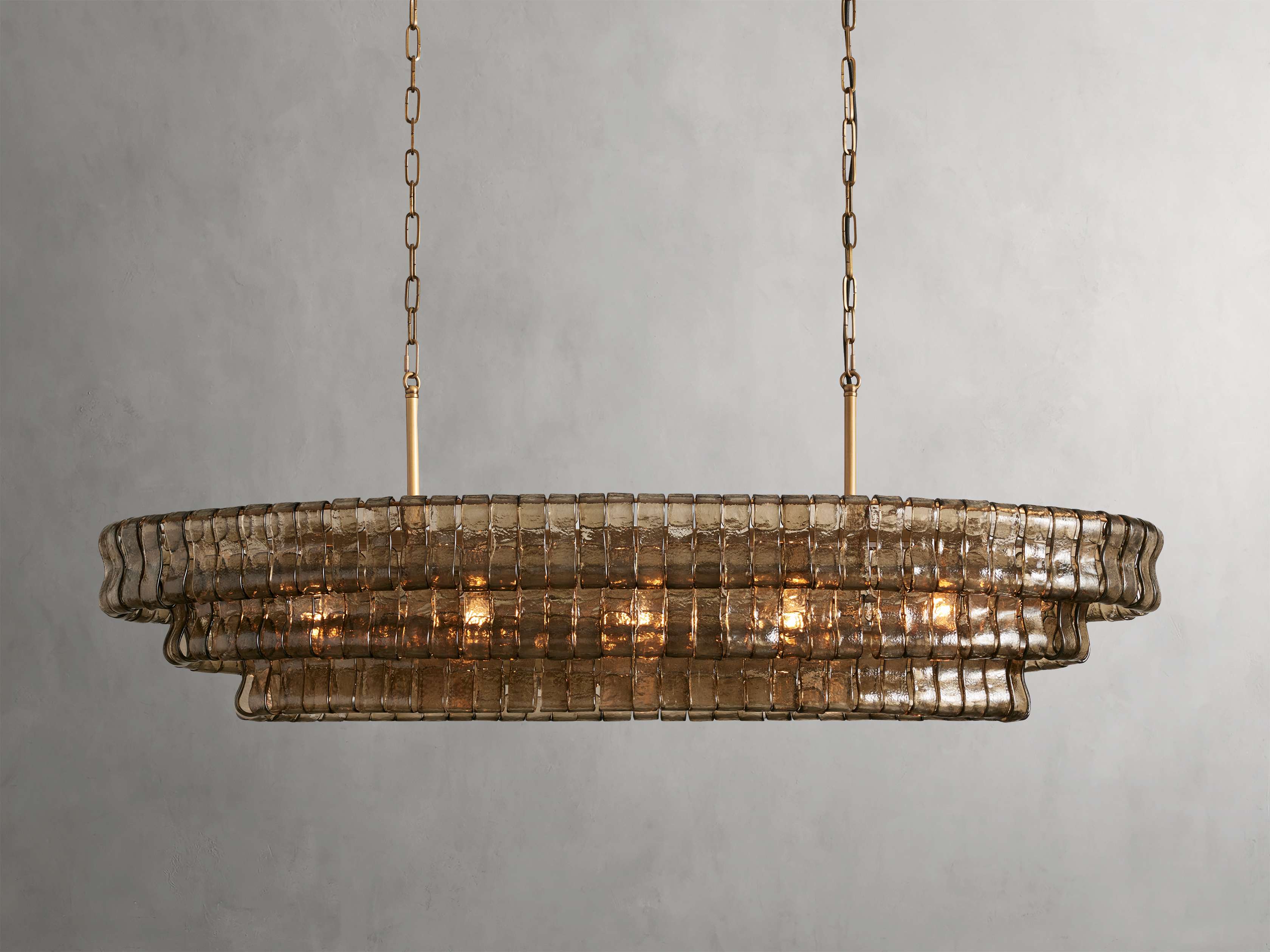 Ghiaccio Oval Chandelier