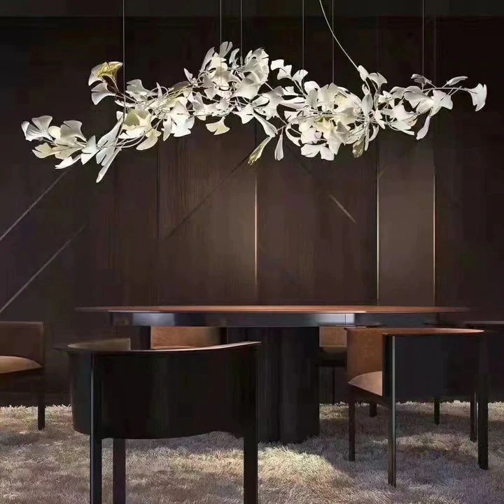 LS Ceramic Ginkgo Ceramic Chandelier