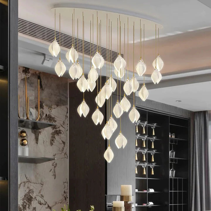 LS Luxury Bloom Ceramic Chandelier