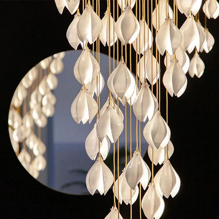 LS Luxury Bloom Ceramic Chandelier