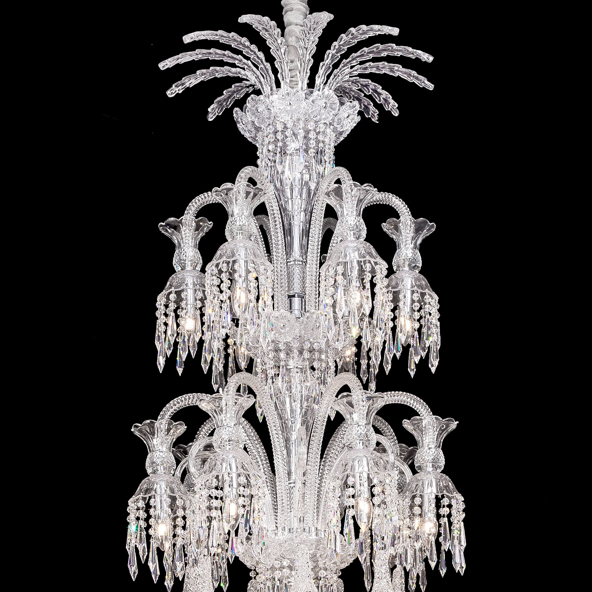 Huge Baccarat Museum Crystal Chandelier