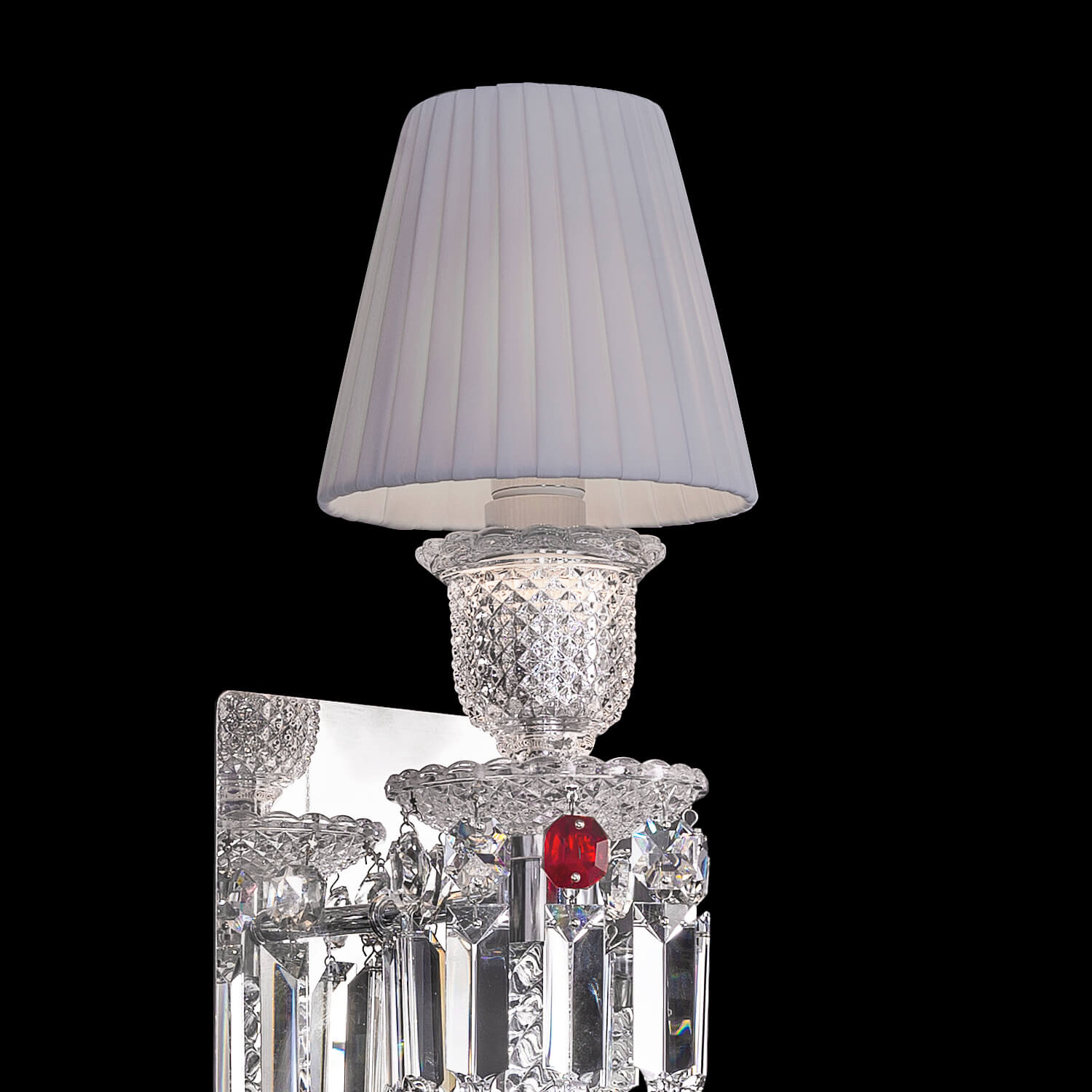 Bacckrat Style Zenith Crystal Wall Sconce