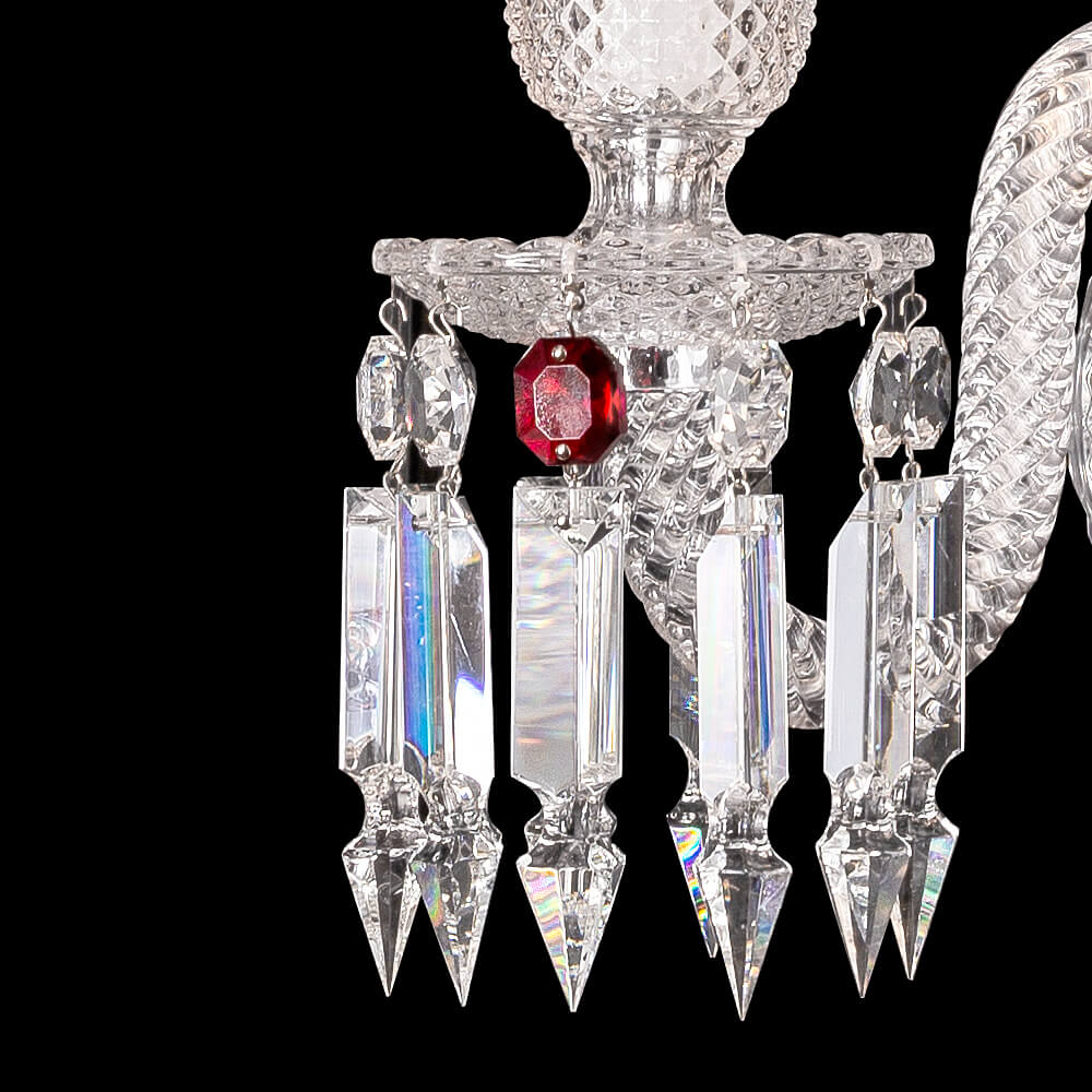 Zenith Bacckrat Crystal Wall Sconce