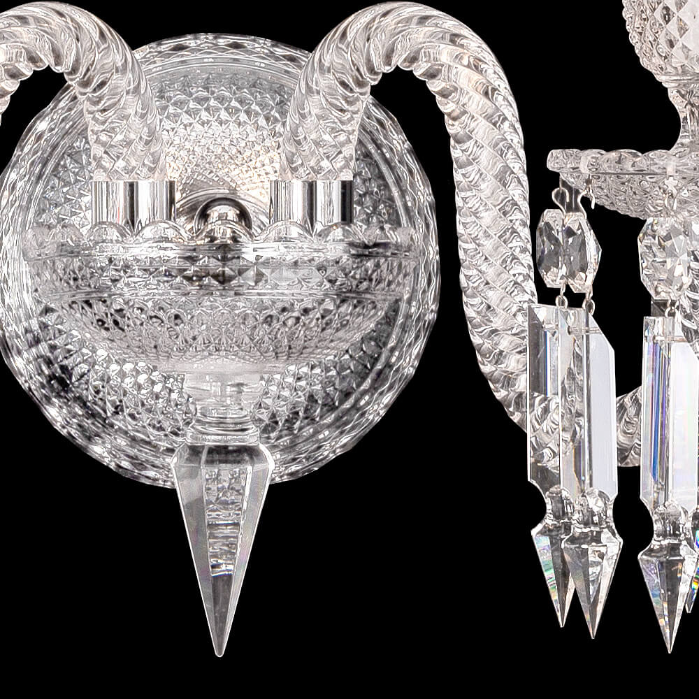 Zenith Bacckrat Crystal Wall Sconce