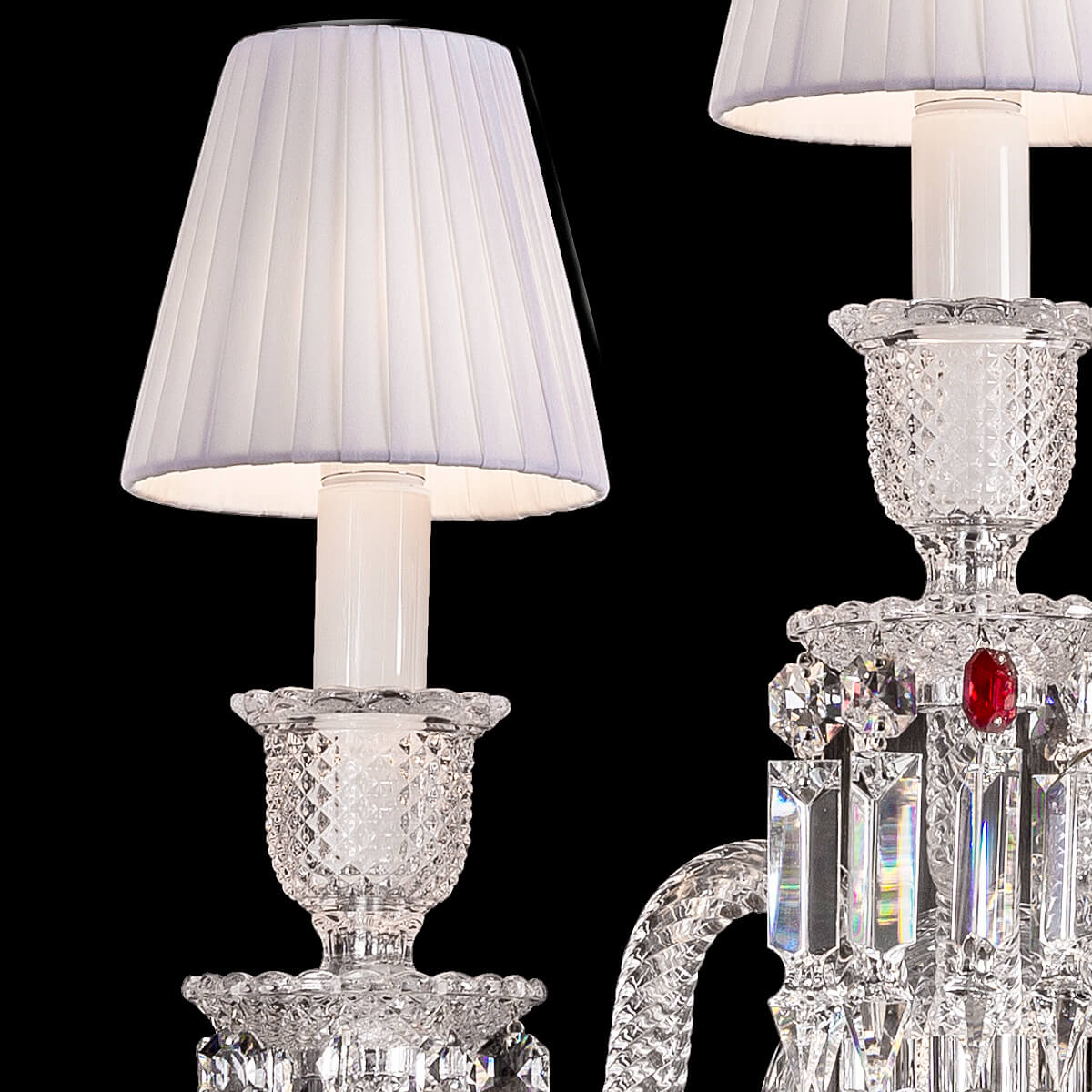 Zenith Bacckrat Crystal Wall Sconce