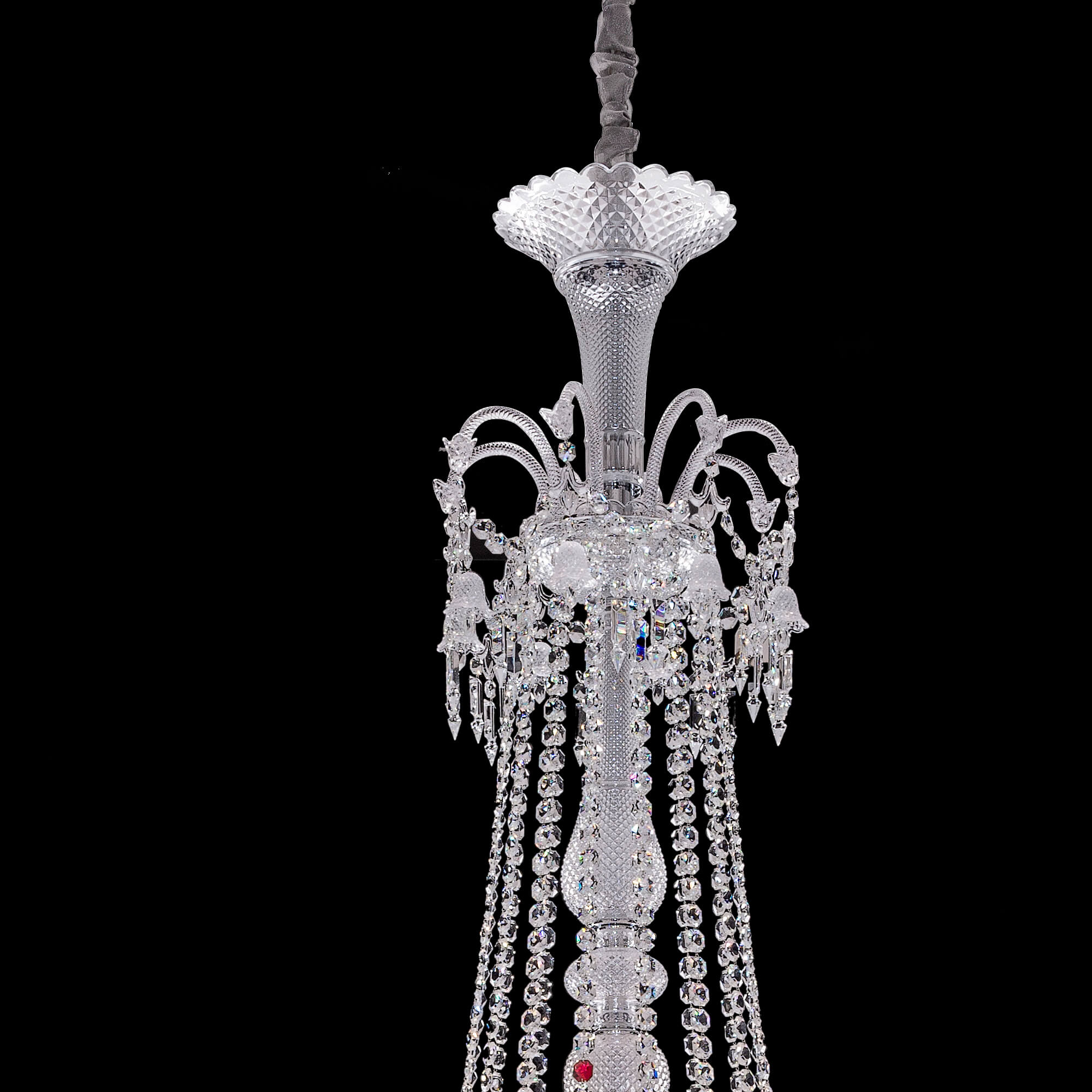 Bacckrat Large Entrance Crystal Chandelier