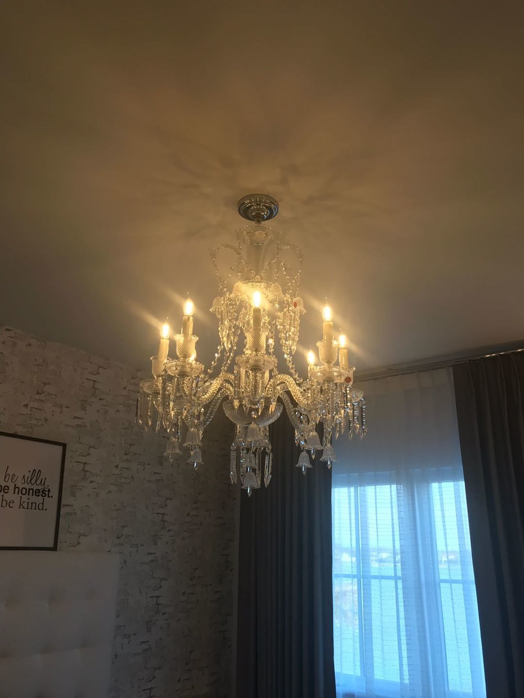 European-style Luxury Candle Blue/Clear Crystal Oversized Chandelier Art Branch Designer Foyer/Staircase Light Fixture