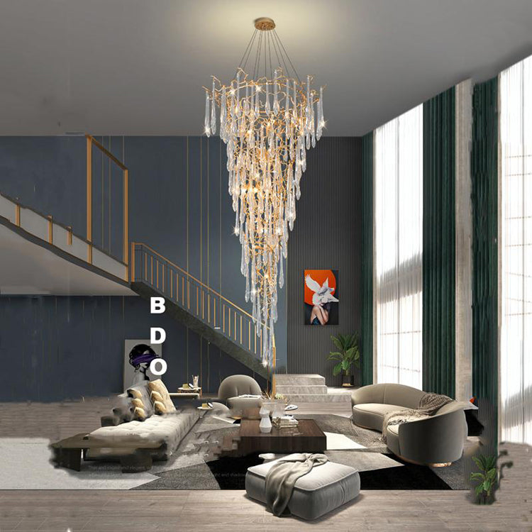 LS Flavian Branch Crystal Chandelier