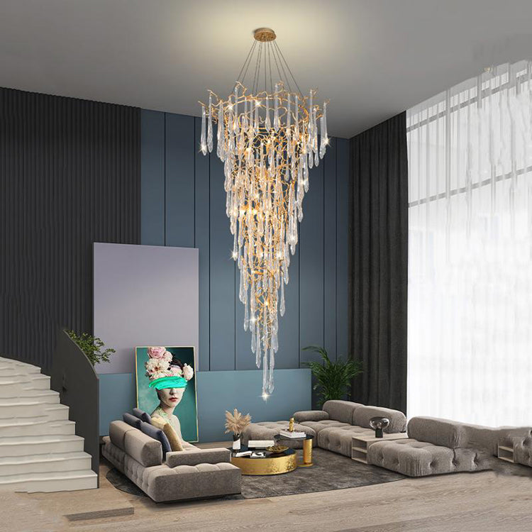 LS Flavian Branch Crystal Chandelier