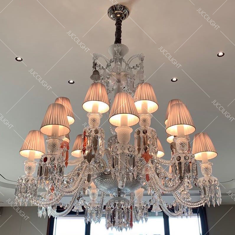 Bacckrat Short Neck Zenith Crystal Chandelier