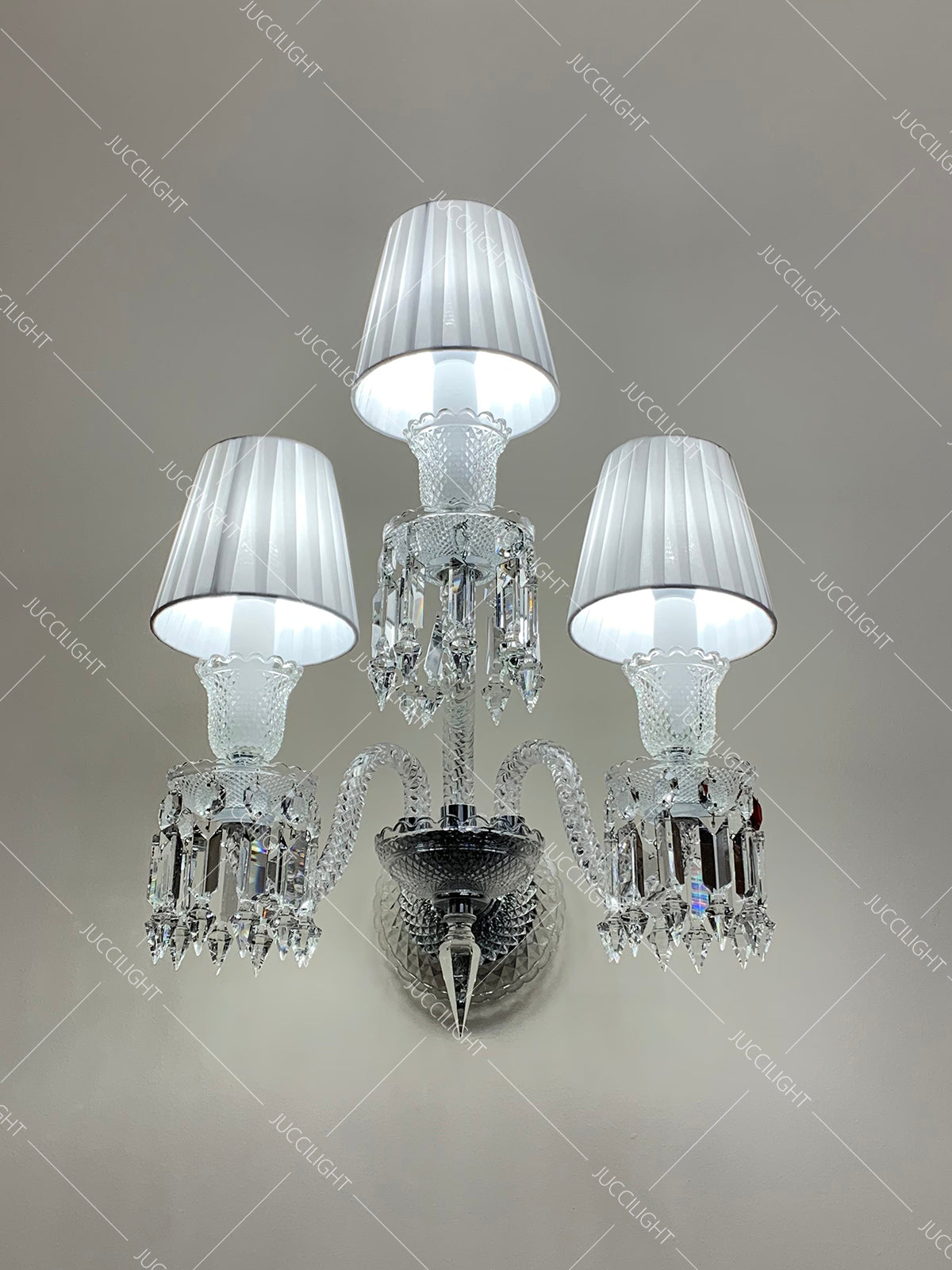 Zenith Bacckrat Crystal Wall Sconce