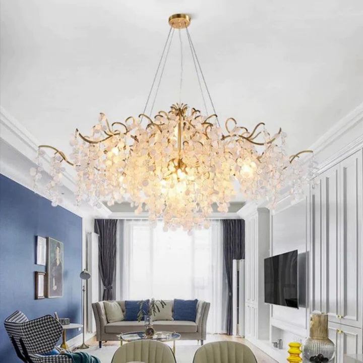 LS Luxury Spring Oval Branch Chandelier