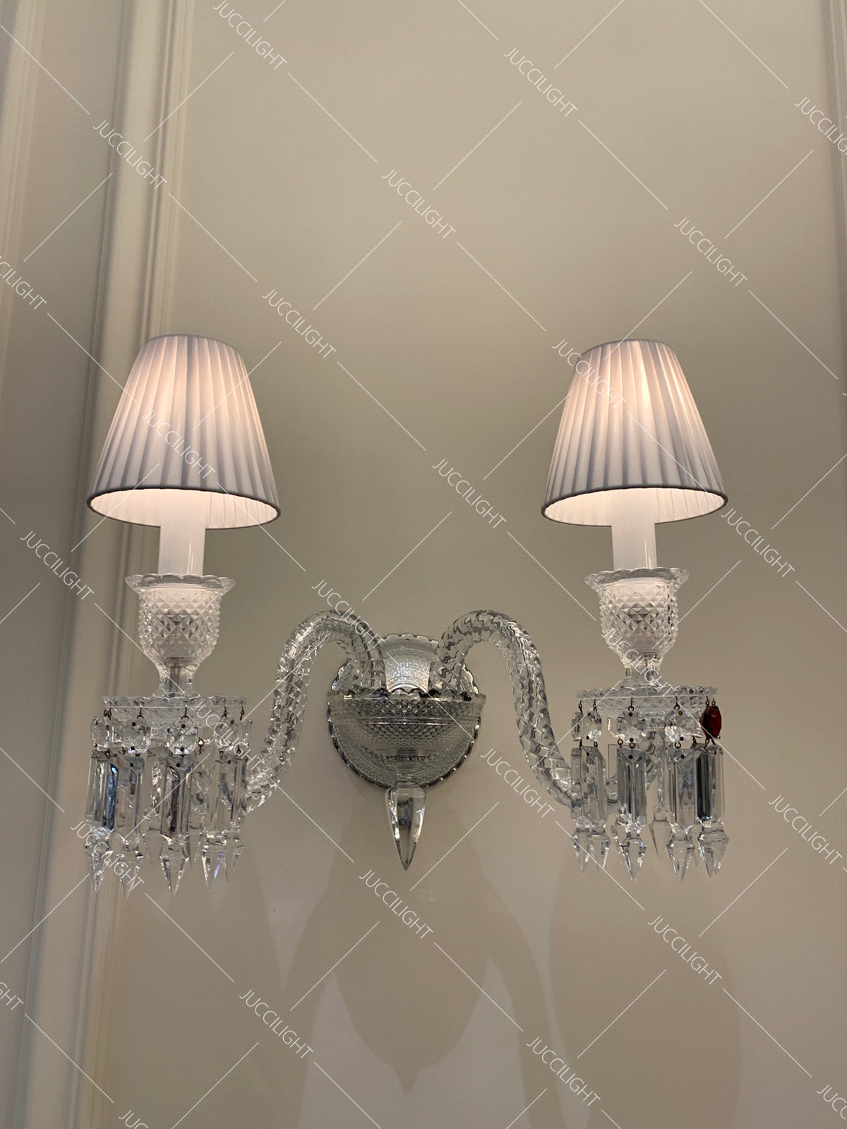 Zenith Bacckrat Crystal Wall Sconce