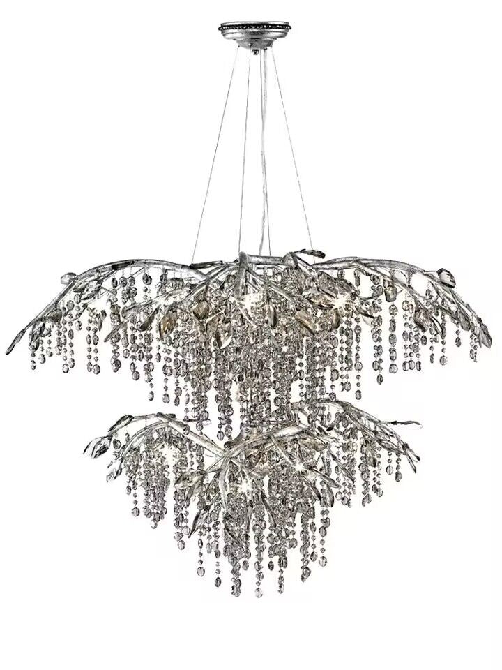 New Luxury Branch Crystal Pendant Chandelier Designer Creative Art Dining Room/Living Room Light Fixture