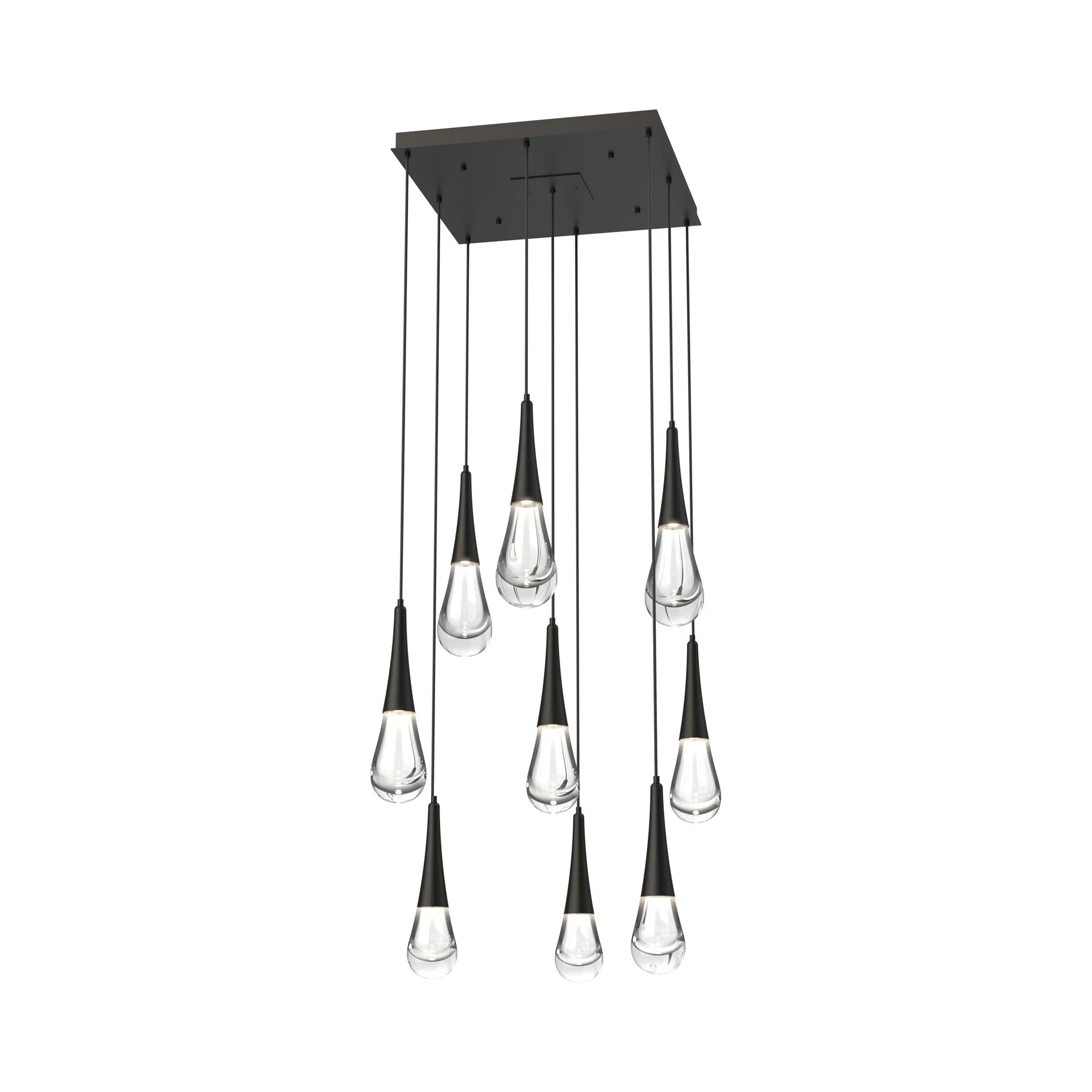 Rain LED Square Chandelier For Living Room, Hallway, Staircase