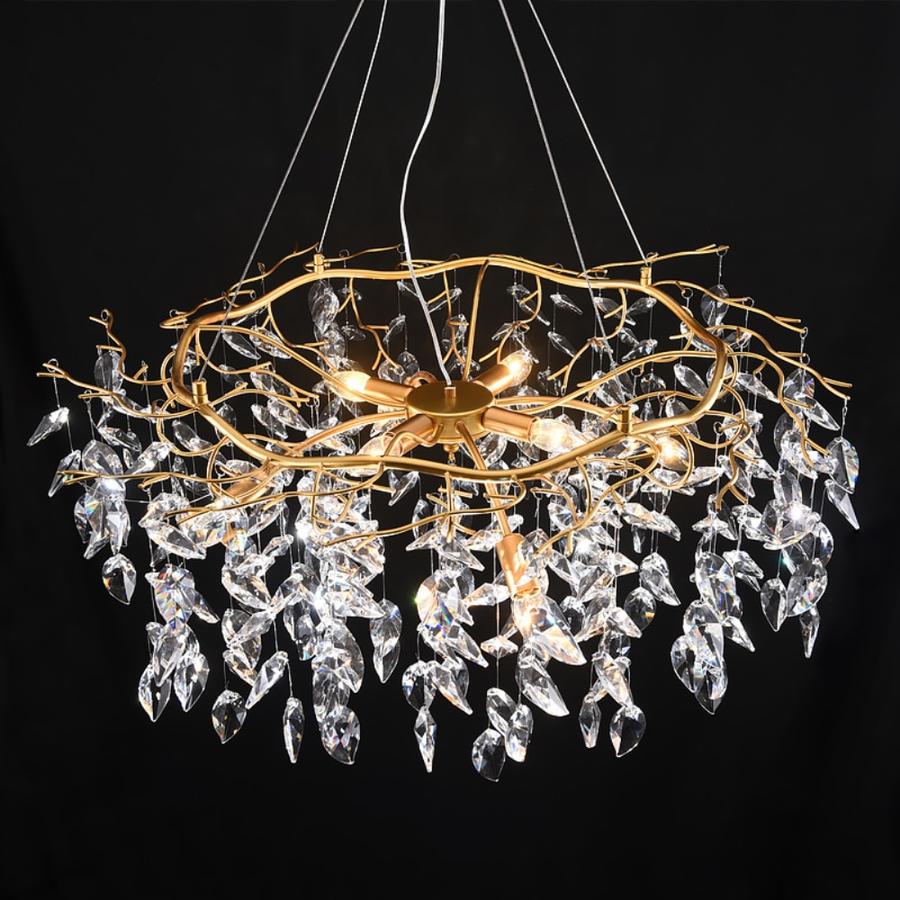 LS Doris Round Modern Branch Chandeliers