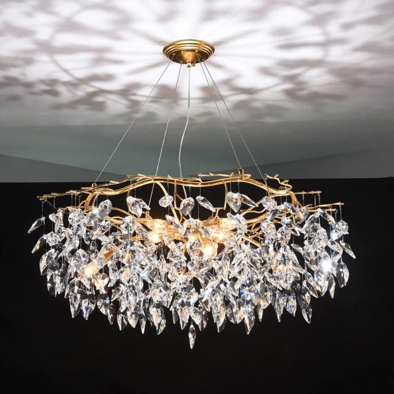 LS Doris Round Modern Branch Chandeliers