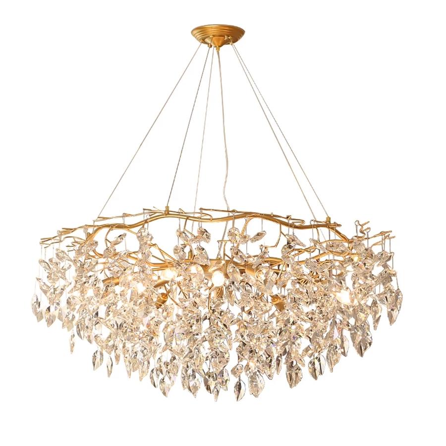 LS Doris Round Modern Branch Chandeliers