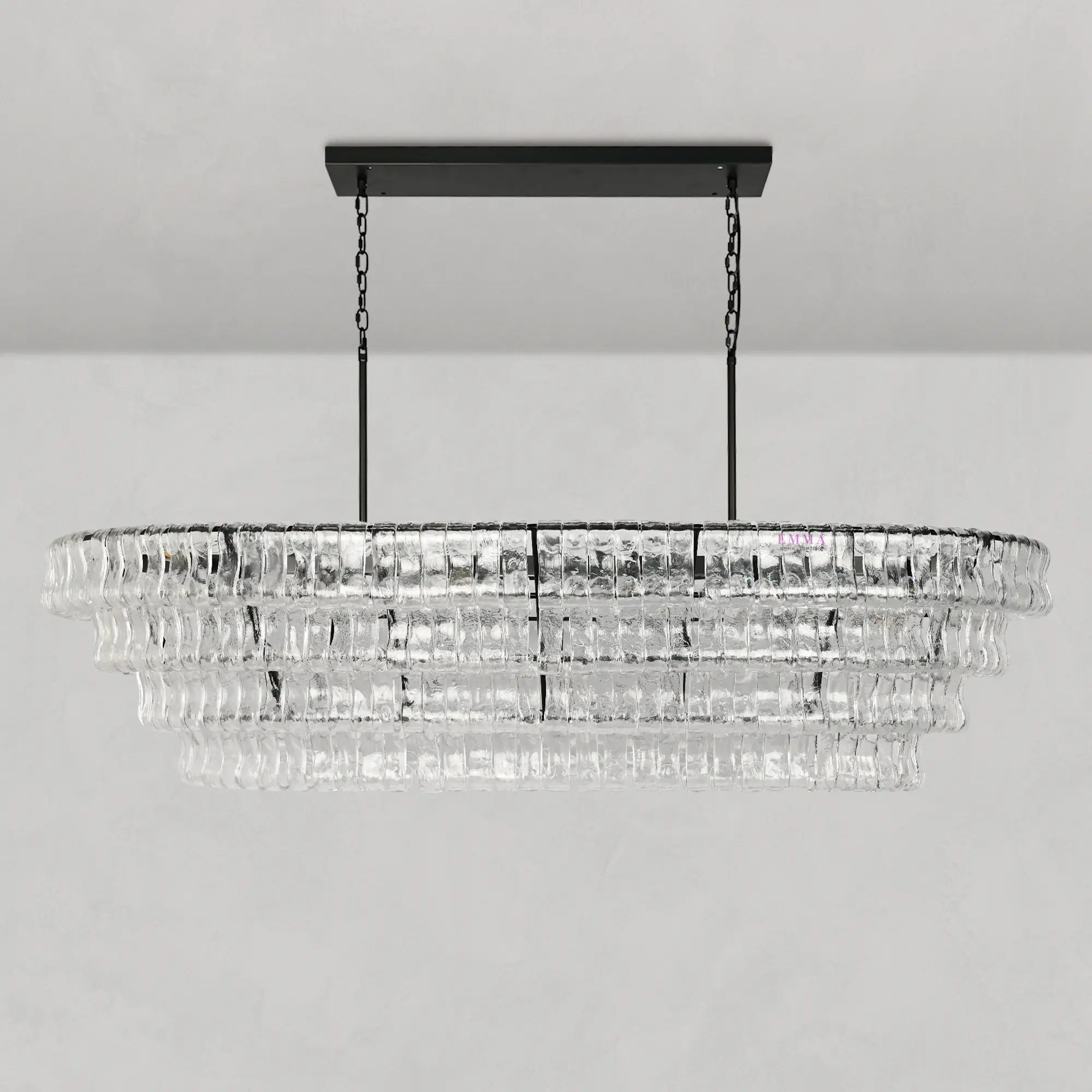 Ghiaccio Oval Chandelier