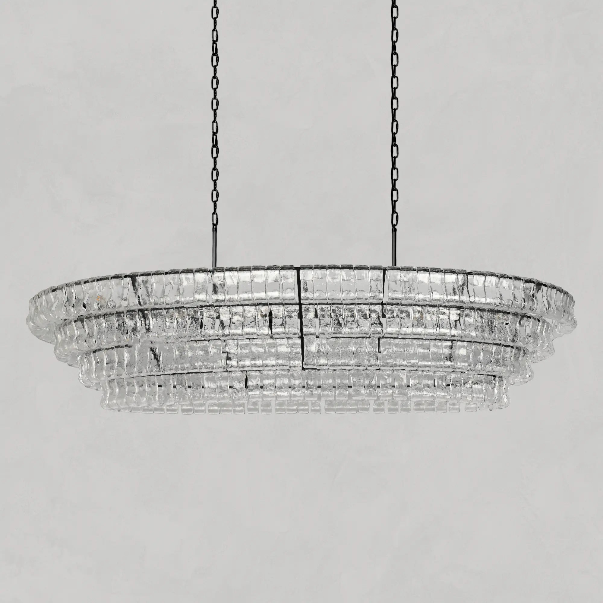 Ghiaccio Oval Chandelier