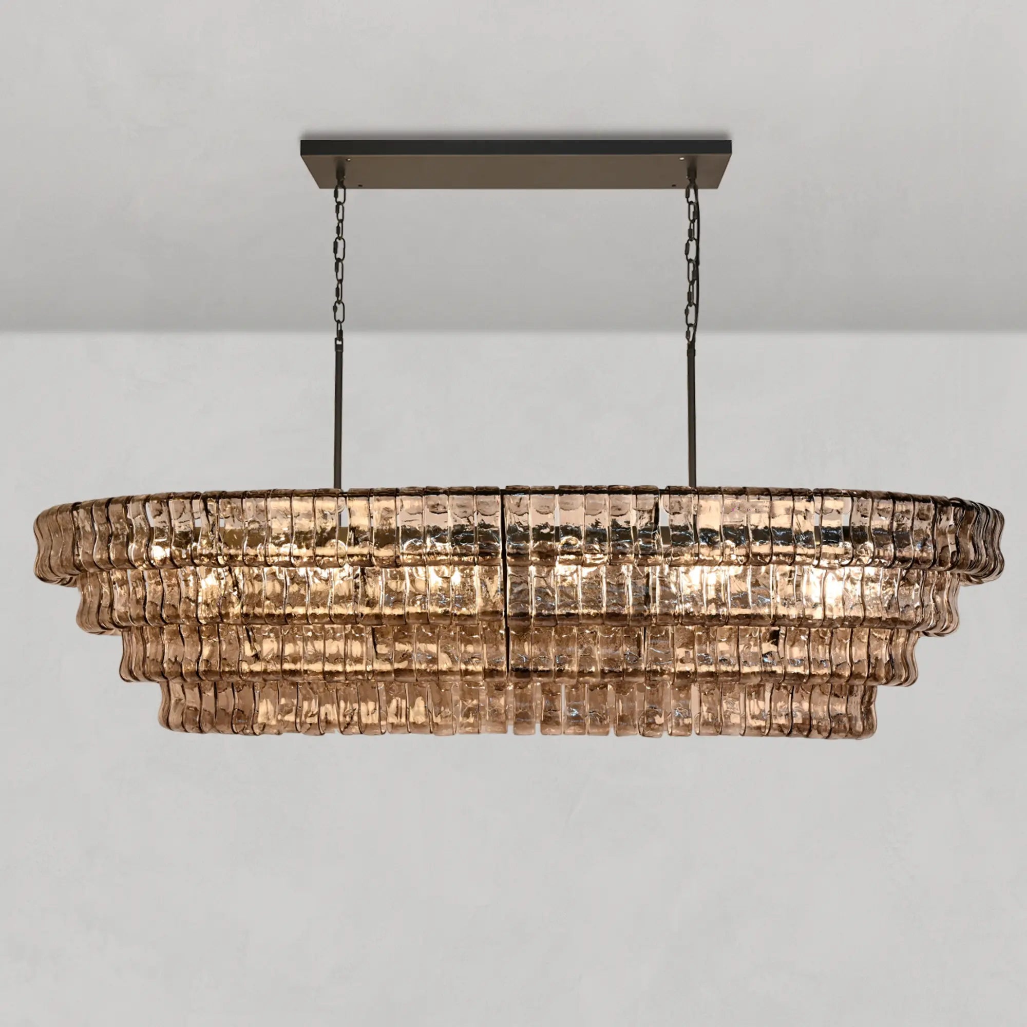 Ghiaccio Oval Chandelier