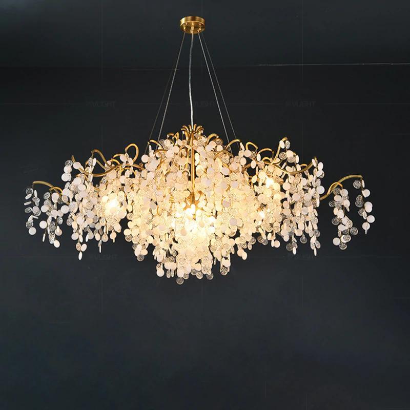 LS Tree Branch Oval Chandelier