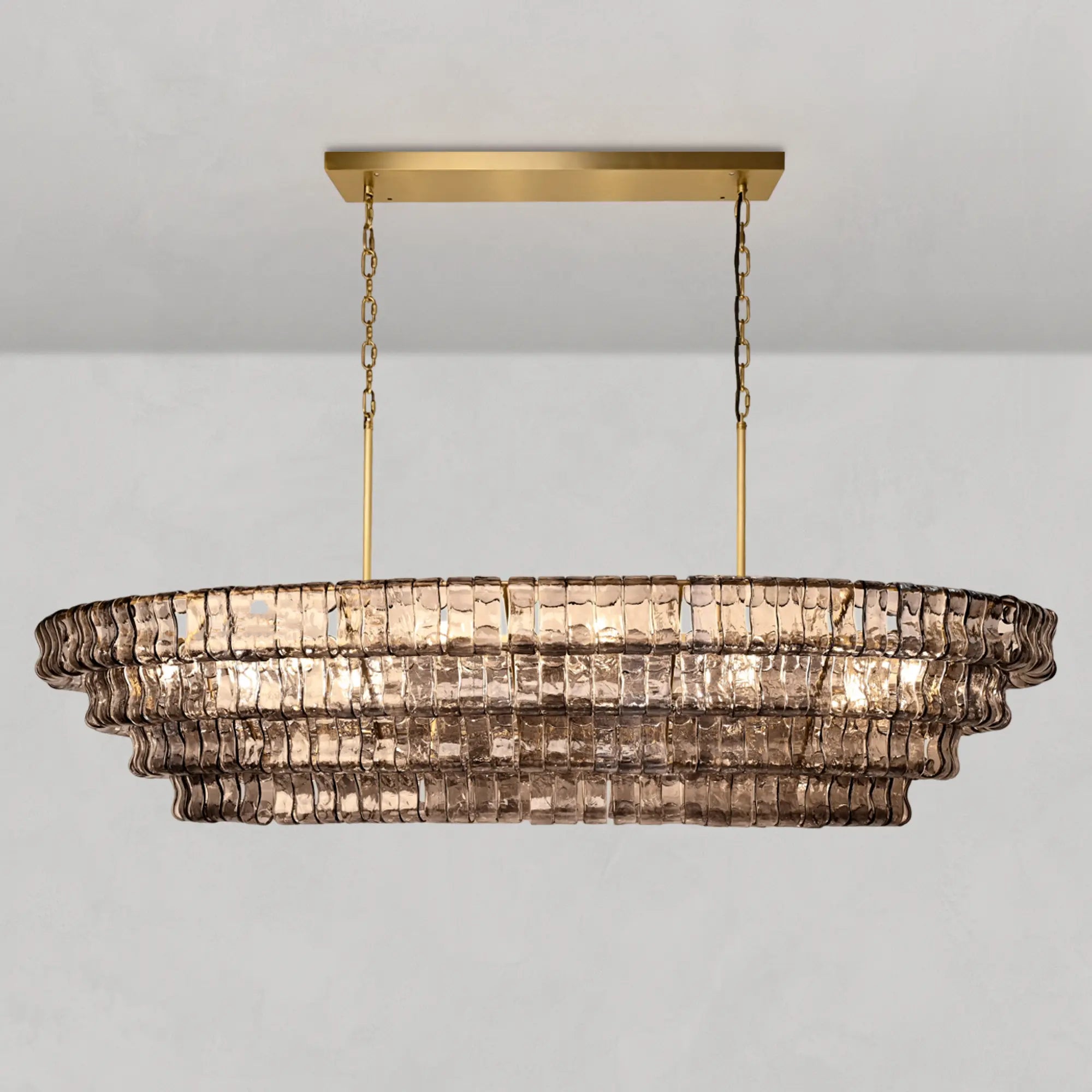 Ghiaccio Oval Chandelier