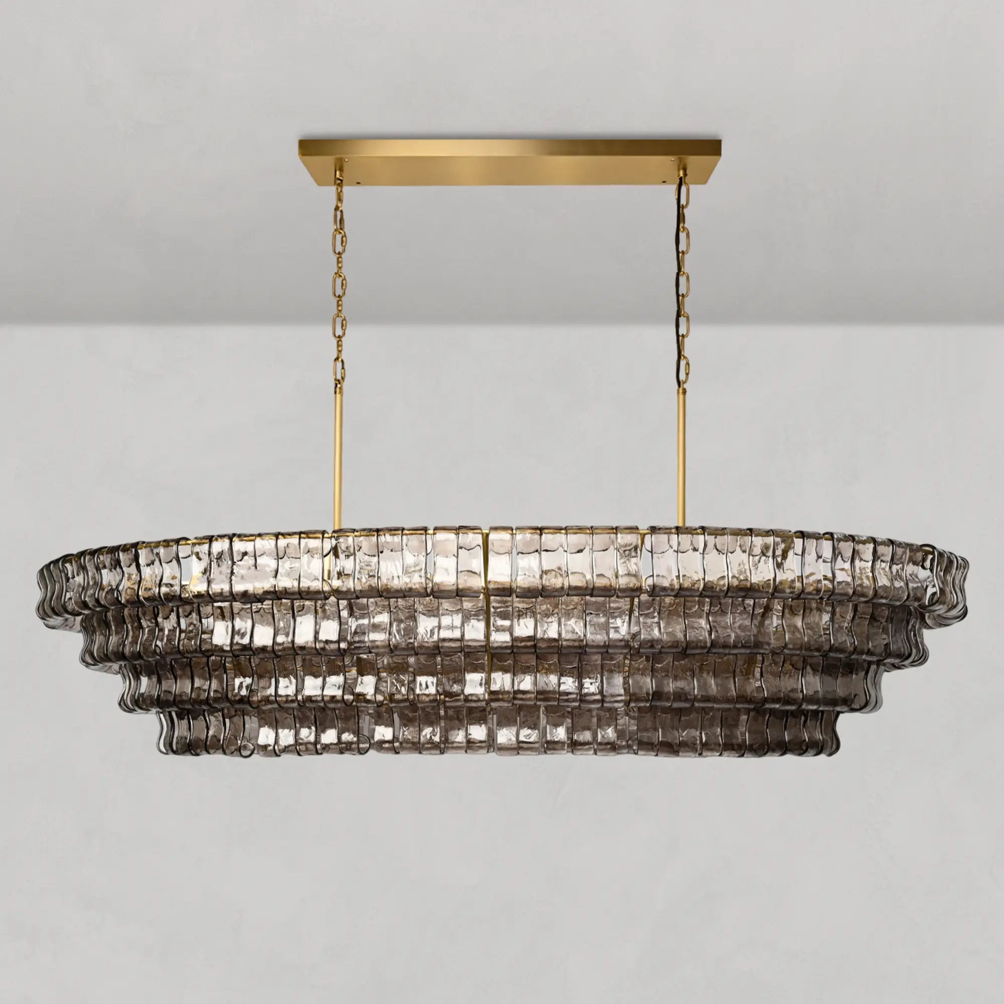 Ghiaccio Oval Chandelier