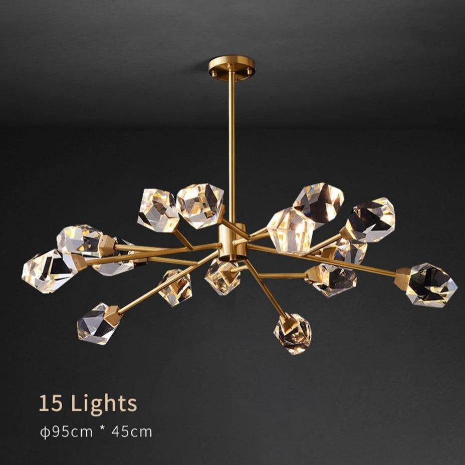 Eve Branch Crystal Chandelier 15-lights