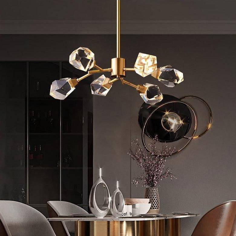 Eve Branch Crystal Chandelier 6-Light