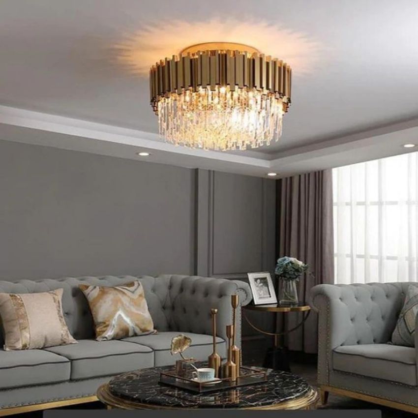 Bourbons Flush Mount Chandelier chandeliers for dining room,chandeliers for stairways,chandeliers for foyer,chandeliers for bedrooms,chandeliers for kitchen,chandeliers for living room Rbrights   